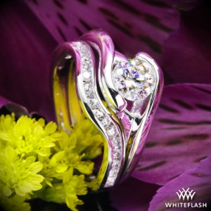 Iris Solitaire Engagement Ring set with a 0.821ct A CUT ABOVE