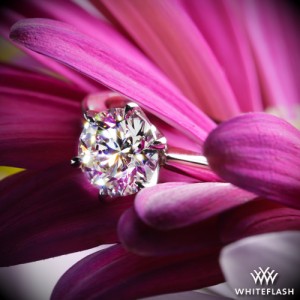 Elegant Solitaire Engagement Ring set with a 1.426ct A CUT ABOVE