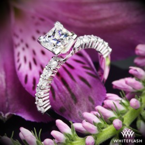 Diamonds for an Eternity Diamond Engagement Ring set with a 1.008ct A CUT ABOVE
