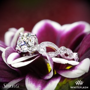 Simon G Duchess Diamond Engagement Ring set with a 0.81ct Expert Selection