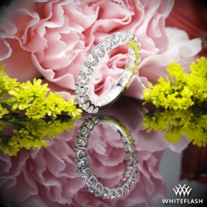 Semi Custom U Prong Eternity Diamond Wedding Ring with 2.30ctw A CUT ABOVE