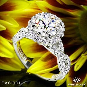 Tacori Royal-T Full-Bloom Diamond Engagement Ring