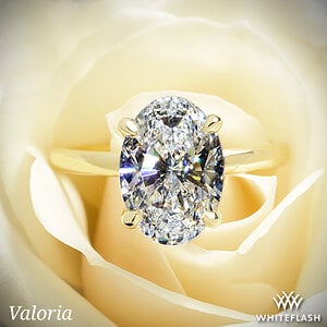 Valoria Four Prong Solitaire Engagement Ring