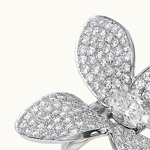 2.34ct Pave' White Diamond Butterfly