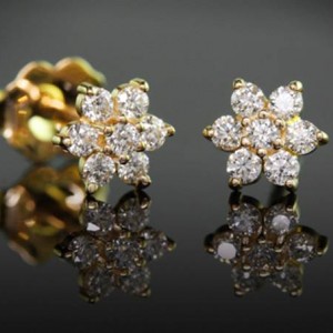'Flower Cluster' Diamond Earrings