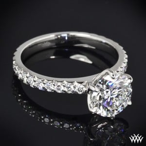 Customized "Harmony" Diamond Engagement Ring