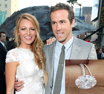 Blake Lively on Blake Lively S Engagement Ring Reveal    3 5 Million Black Diamond