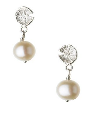 Watch over me purity pearl drop earrings Links of London