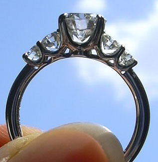  Fashioned Engagement Rings on Engagement Rings With Side Stones   Pricescope