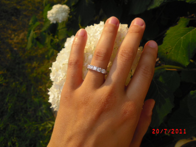 5 stone ring as wedding band