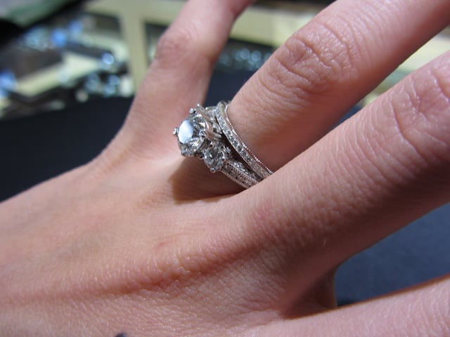 pics of various wedding bands also from Tacori but different styles