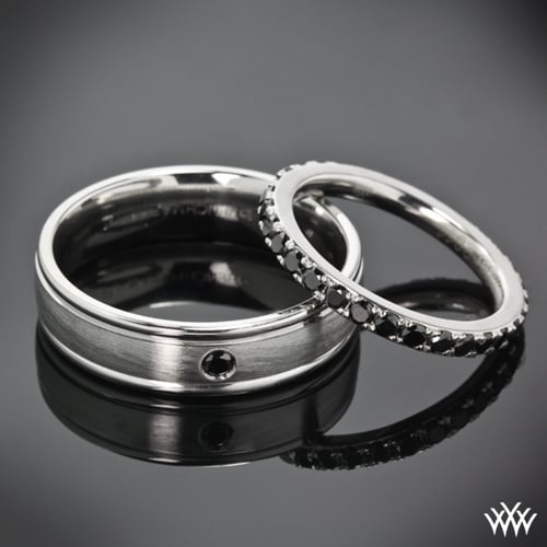 Customized Men 39s Wedding Ring and Custom Eternity Diamond Wedding Ring