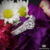 Custom 4 Prong Three Sided Pave Diamond Engagement Ring Custom 4 Prong Three Sided Pave Diamond Engagement Ring