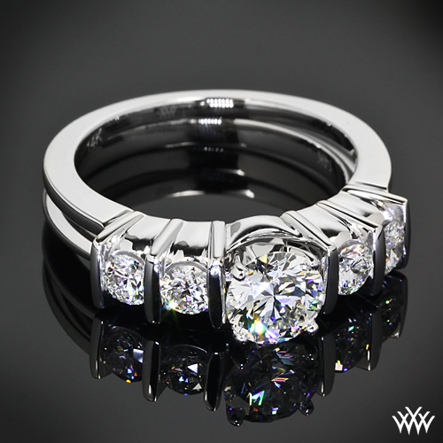 A true stroke of genius this Custom Diamond Enhancer Wedding Band enables 