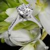 Customized Legato Sleek Line Pave Diamond Engagement Ring Customized Legato Sleek Line Pave Diamond Engagement Ring