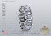 Eternity Wedding Band with Cushion Diamonds by Leon Megé R6171 Eternity Wedding Band with Cushion Diamonds by Leon Megé R6171
