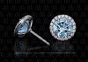 Aquamarine Stud Earrings - e4918 Aquamarine Stud Earrings - e4918