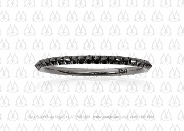 Black Diamond Wedding Band r4194 83 viewes String band ring featuring 