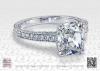 True Antique™ Cushion Solitaire Diamond Engagement Ring R5497 True Antique™ Cushion Solitaire Diamond Engagement Ring R5497