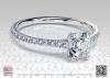 True Antique™ Cushion Solitaire Diamond Engagement Eing R5866 True Antique™ Cushion Solitaire Diamond Engagement Eing R5866