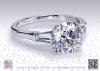 Millegrain Halo with Round Stone Engagement Ring R5896 Millegrain Halo with Round Stone Engagement Ring R5896