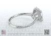 Round Diamond Engagement Ring with a Micro Pave Shank R5919 Round Diamond Engagement Ring with a Micro Pave Shank R5919