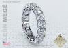 Antique Cushion Diamond Eternity Shared Prongs Wedding Band R5977 Antique Cushion Diamond Eternity Shared Prongs Wedding Band R5977