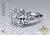 Five Stone Oval Diamond Engagement Ring by Leon Megé R6028 Five Stone Oval Diamond Engagement Ring by Leon Megé R6028