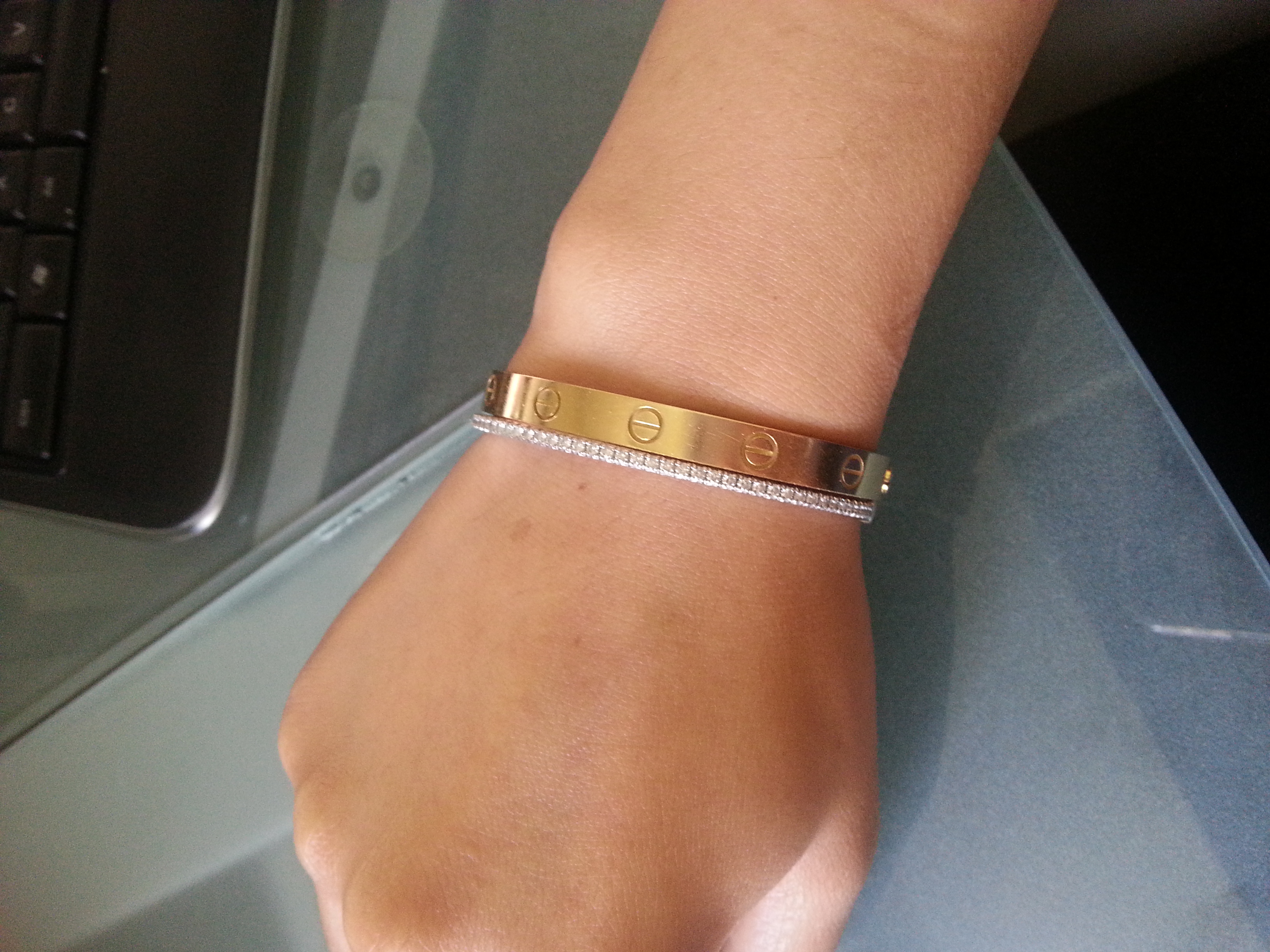 cartier love bracelet and airport security