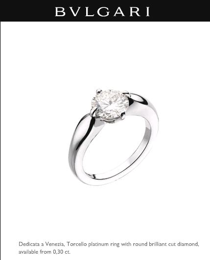 bvlgari engagement rings price range