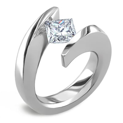 Tension-Set Engagement Rings: Yay or Nay?