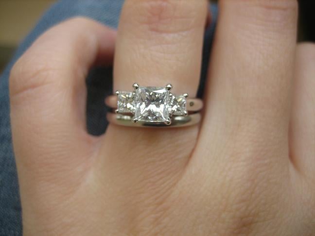 Stone Engagement Rings With Wedding Band -ringmy-engagement-ring-
