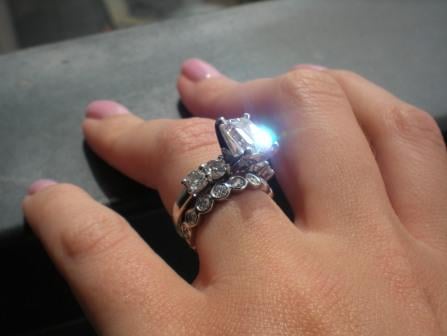 Wedding ring tight on finger