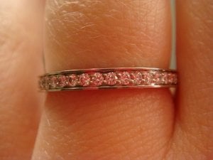 More photos Cartier 1895 pave solitaire with Cartier Ballerine