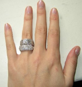 wide wedding bands for ladies