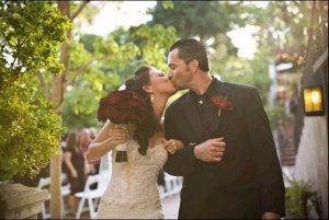 wedding miracles recesstional kiss.jpg