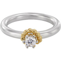 gold bubble wreath and silver band.jpeg