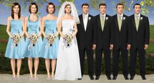 weddingbluegreenties.JPG