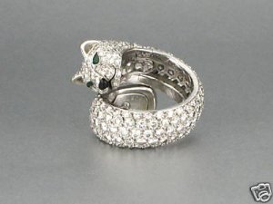 cartier panthere pave ring