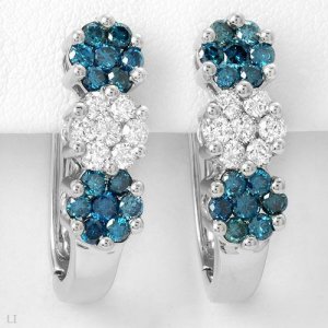 White and Blue Flower Earrings.JPG White and Blue Flower Earrings.JPG