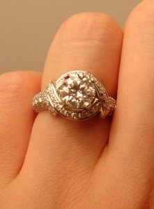 schlumberger diamond ring