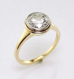 bezel setting for an engagement ring | PriceScope