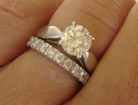 ring set into 4 prong & diamond band.jpg