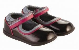 cupcake party MJ in brown patent.jpg