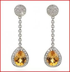 Citrine drop earrings.JPG
