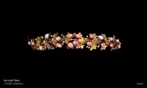 Gold, conch pearl,diamond tiara c. 1900.jpg