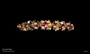 Gold, conch pearl,diamond tiara c. 1900.jpg