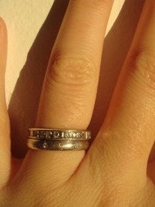 How I usually wear it, stacked with my wedding band.jpg