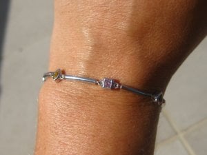 Diamond bracelet FCD5 on wrist.JPG