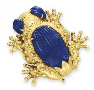 Lapis & 18k frog, Webb, $62.5K.jpg Lapis & 18k frog, Webb, $62.5K.jpg